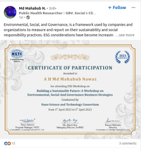 certificate-of-participation -AH mahabub nawaz